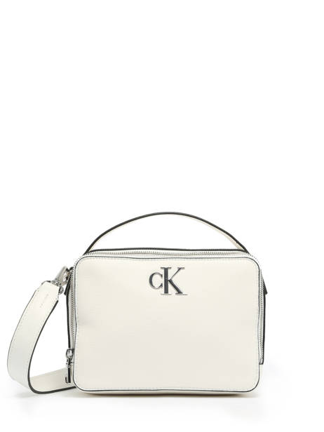 Sac Bandoulière Minimal Mono Polyester Recyclé Calvin klein jeans Blanc minimal mono K610683