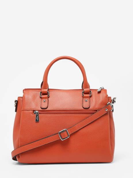 Sac Porté Main Confort Cuir Hexagona Orange confort 469844 vue secondaire 4