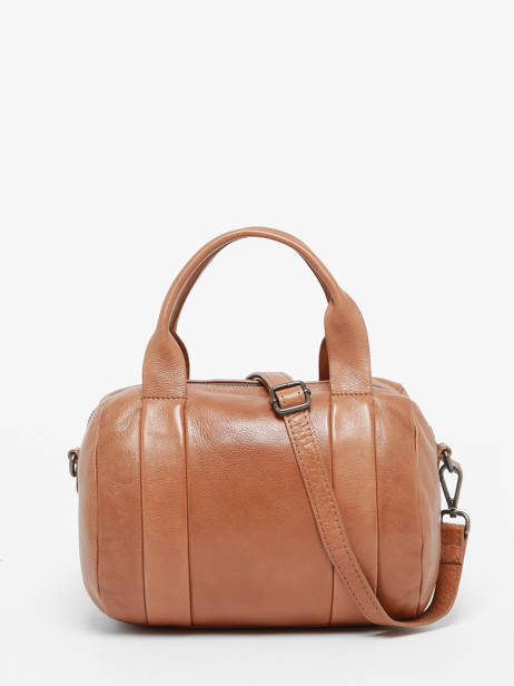 Satchel Smart Leather Basilic pepper Brown smart BSMA08 other view 4