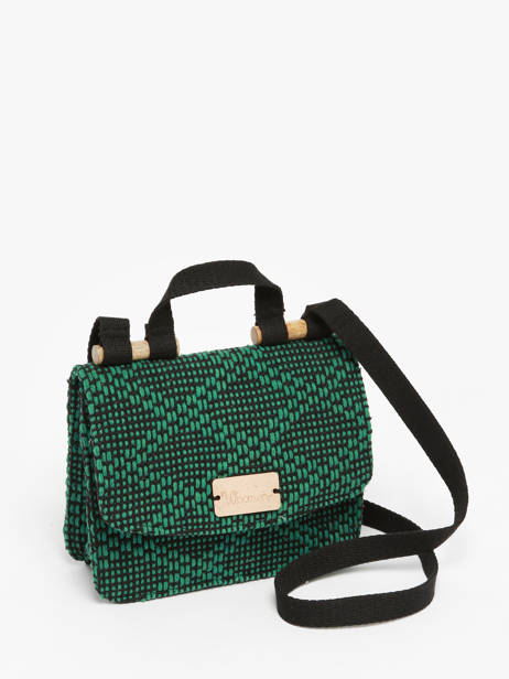 Crossbody Bag Oeillet Cotton Woomen Green oeillet WOEI21 other view 2