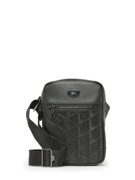 Crossbody Bag Lacoste Black monogramme NH4486MR