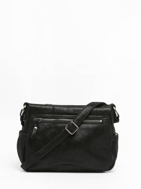 Sac Besace Bess X Cuir Mila louise Noir vintage 3017X vue secondaire 4