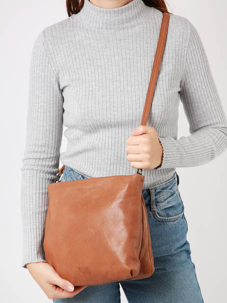 Shoulder Bag Smart Leather Basilic pepper Brown smart BSMA09 other view 1
