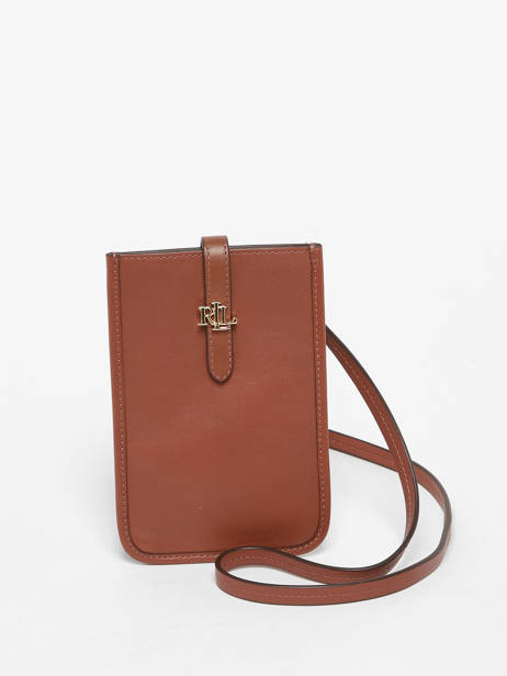 Étui Téléphone Cuir Lauren ralph lauren Marron dryden 32917825 vue secondaire 2