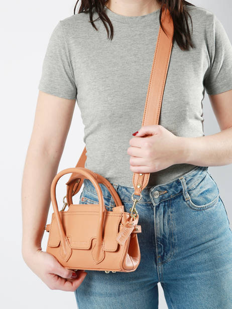 Leather Madeleine S Art Déco Crossbody Bag Paul marius Brown la suite art deco MADEXART other view 1