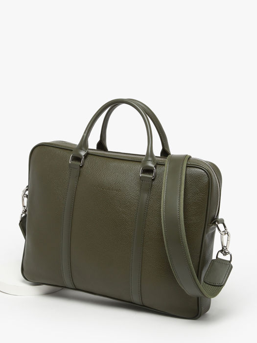 Longchamp Le foulonné Briefcase Green