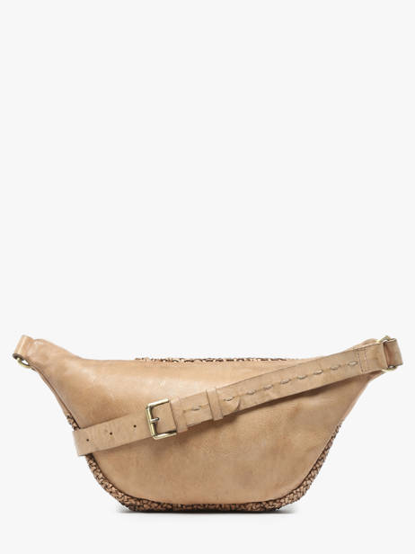 Sac Banane Biba Beige leather BRI5L vue secondaire 3