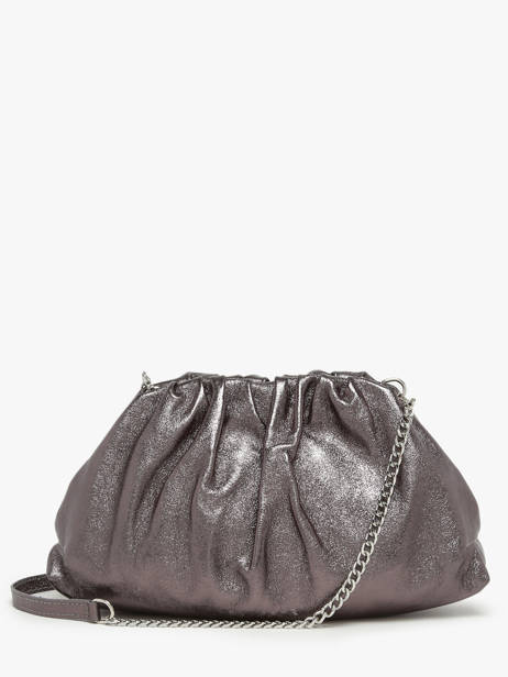 Sac Bandoulière Nine Cuir Milano Gris nine NI23112 vue secondaire 4