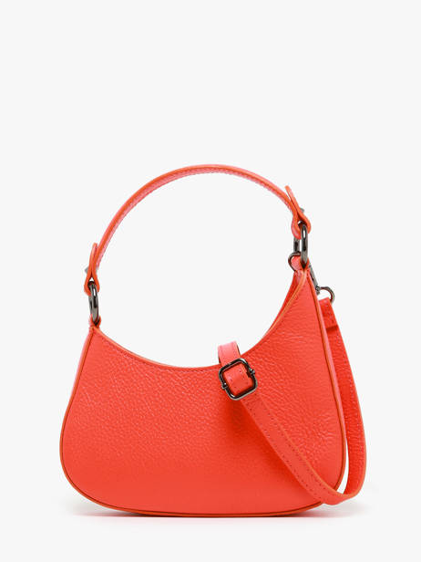 Leather Caviar Crossbody Tas Milano Orange caviar CA23118 other view 4