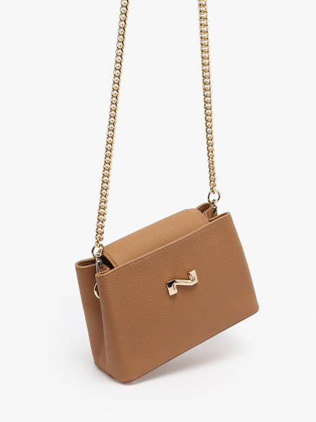 Sac Bandoulière Poppy Cuir Nathan baume Marron eden 2 vue secondaire 2