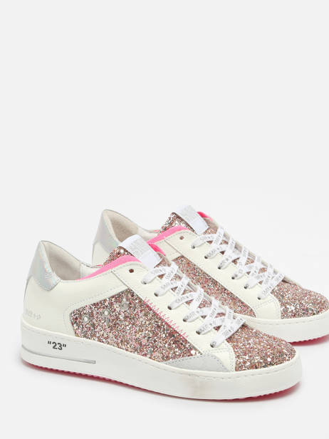 Sneakers Hova In Leather Semerdjian Pink women HOV11581 other view 3