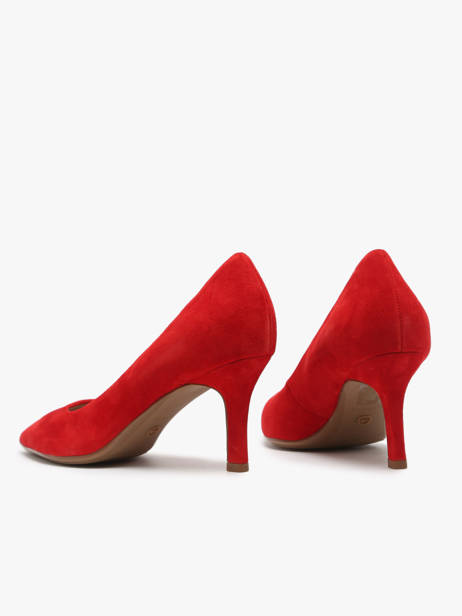 Escarpins En Cuir Tamaris Rouge women 40 vue secondaire 3