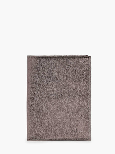 Leather Etincelle Irisée Passport Holder Etrier Pink etincelle irisee EETI025