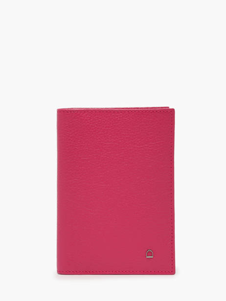 Leather Document Holder Madras Etrier Pink madras EMAD429