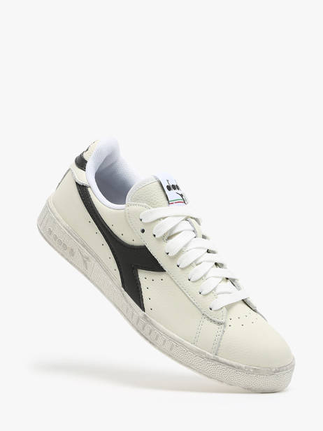 Sneakers Game Low Wax En Cuir Diadora Blanc unisex 178301 vue secondaire 1