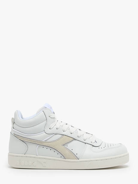 Sneakers Magic Demi Cut En Cuir Diadora Blanc unisex 179567