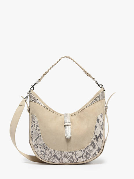 Shoulder Bag Luna Leather Great by sandie Beige luna SNA