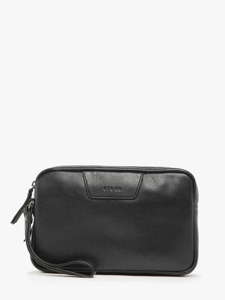 Pochette Homme Flandres Cuir Etrier Noir flandres EFLA733S vue secondaire 1