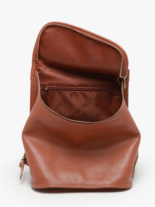 Longchamp Le foulonné Backpack Brown