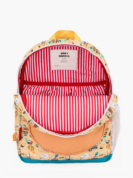 Backpack Hello hossy Orange cool kids 5 other view 3