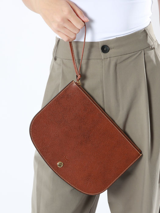 Longchamp Epure Pochette/trousse Marron