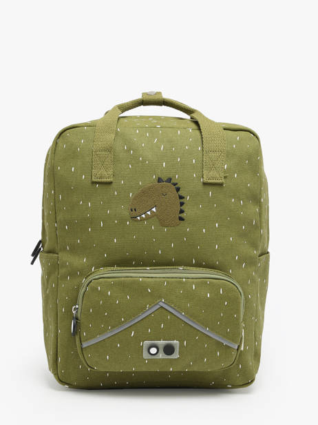 1 Compartment Backpack Trixie Green animals 94