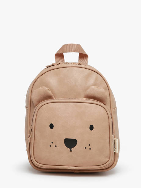 Mini Backpack Kidzroom Beige beary excited 4725