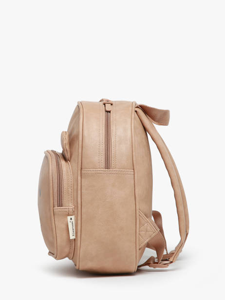 Mini Backpack Kidzroom Beige beary excited 4725 other view 2