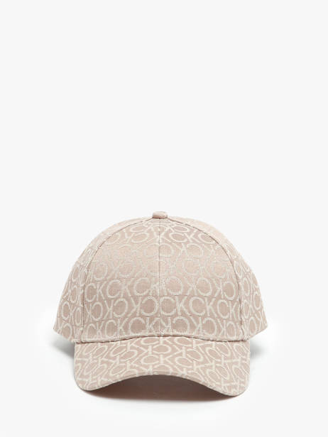 Casquette Calvin klein jeans Beige monogram jacquard K612032