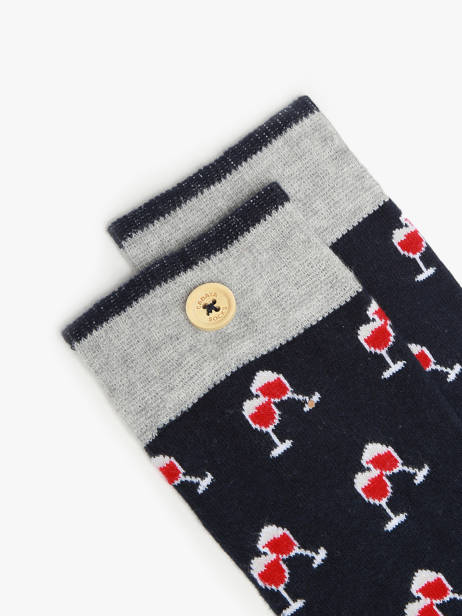 Socks Cabaia Blue socks men VIR other view 1