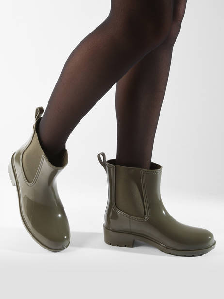 Rain Boots Tommy hilfiger Green women 8213BDS other view 1