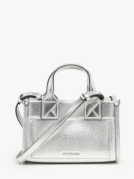 Crossbody Bag K Skuare Polyurethane Karl lagerfeld Silver k skuare 245W3093 other view 4