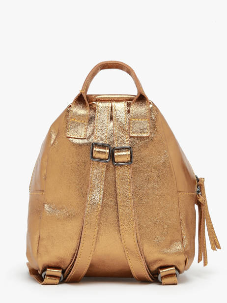 Sac à Dos Nine Cuir Milano Or nine NI23066 vue secondaire 4