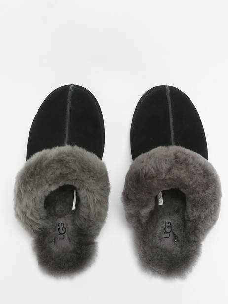 Scuffette Ii Slippers In Leather Ugg Black women 1106872 other view 4