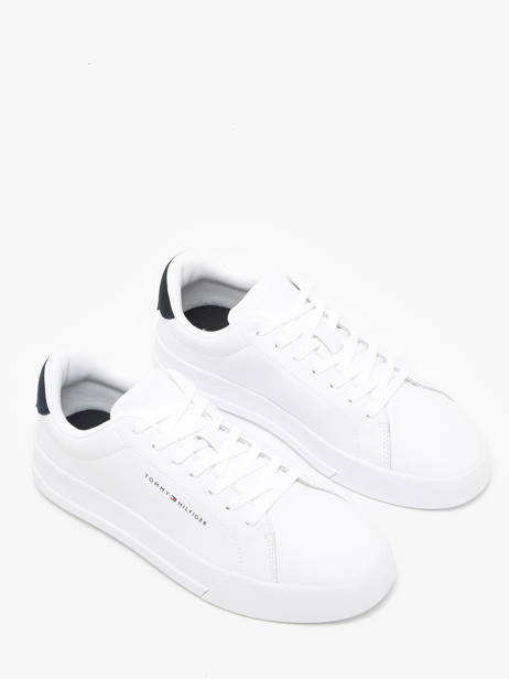 Sneakers In Leather Tommy hilfiger White men 52970LE other view 1