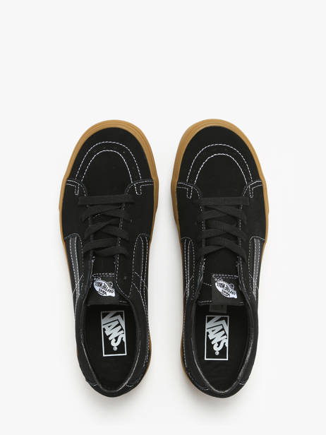 Sneakers Sk8-low En Cuir Vans Noir unisex 9QRCJJ vue secondaire 3