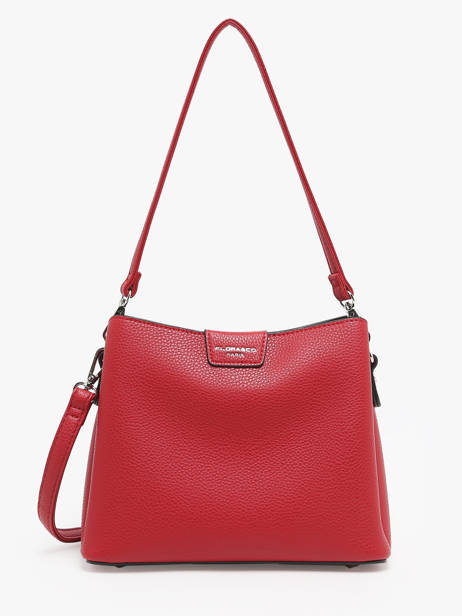 Shoulder Bag Grained Miniprix Red grained F2548