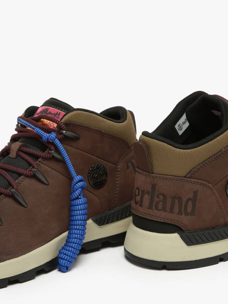 Sneakers Sprint Trekker In Leather Timberland Brown men 6DQDW071 other view 2