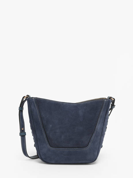 Suede And Leather Lou Bucket Bag Vanessa bruno Blue lou 39V40905