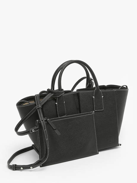 Satchel Elena Leather Le tanneur Black elena TELE1650 other view 2