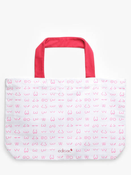 Cotton Love Yourself Tote Bag Edisac Pink octobre rose TBOCTROS other view 2