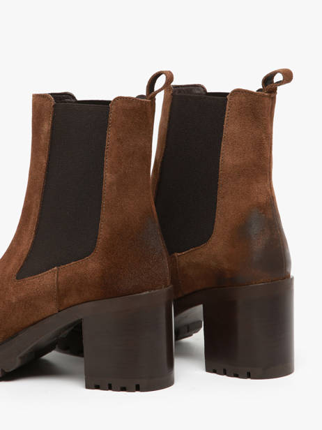 Heeled Boots In Leather We do Brown women CO99899 other view 3