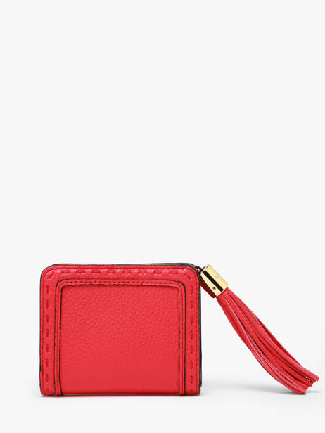 Compact Leather Premier Flirt Wallet Lancel Red premier flirt A12800 other view 3