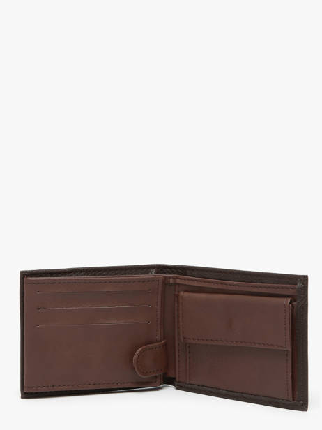 Portefeuille Porte-monnaie Cuir Miniprix Marron essentiel 8875 vue secondaire 1