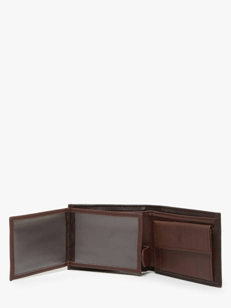 Portefeuille Porte-monnaie Cuir Miniprix Marron essentiel 8875 vue secondaire 2