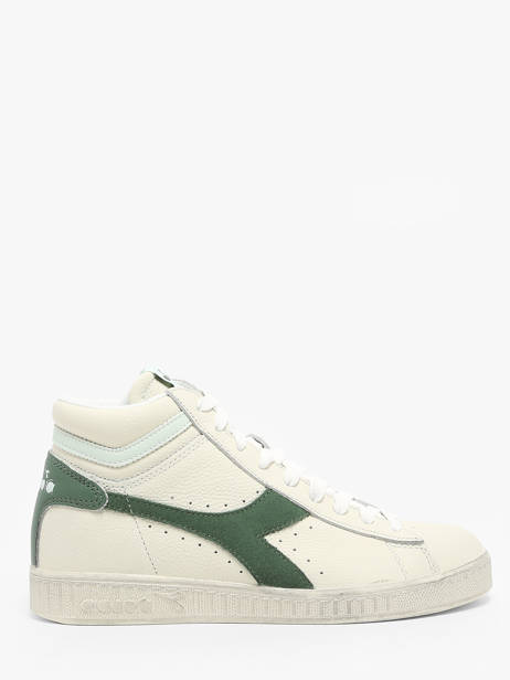 Sneakers Montante Game High Waxed En Cuir Diadora Blanc unisex 1180187