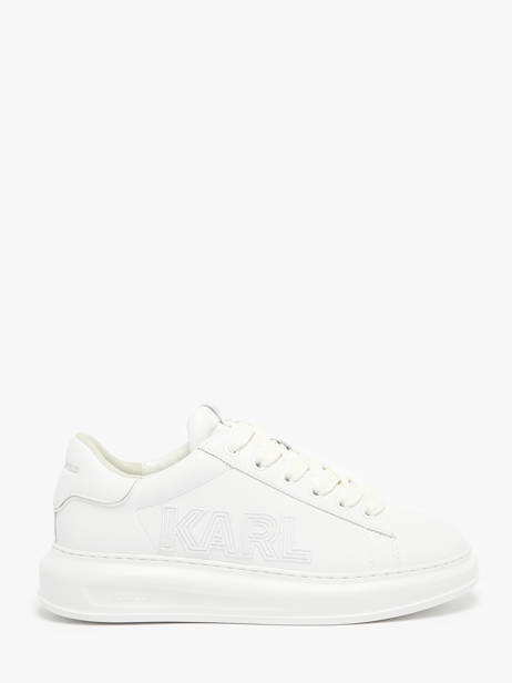 Sneakers Kapri Deco Line In Leather Karl lagerfeld White men KL52561