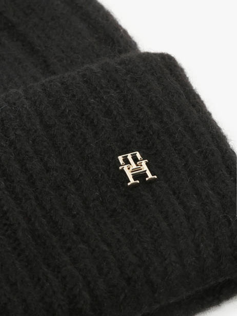 Beanie Tommy hilfiger Black timeless AW16630 other view 1