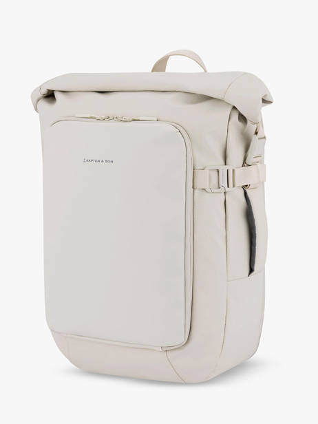 Backpack Kapten and son Beige backcpack LISBON other view 2