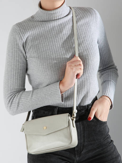 Sac Bandoulière Luna Cuir Hexagona Argent luna 6820083 vue secondaire 1